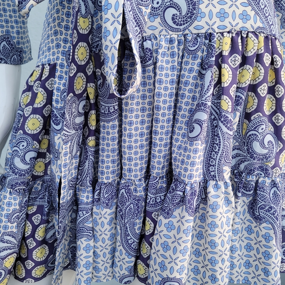 Alexis Designer Patterned Dress - image 3